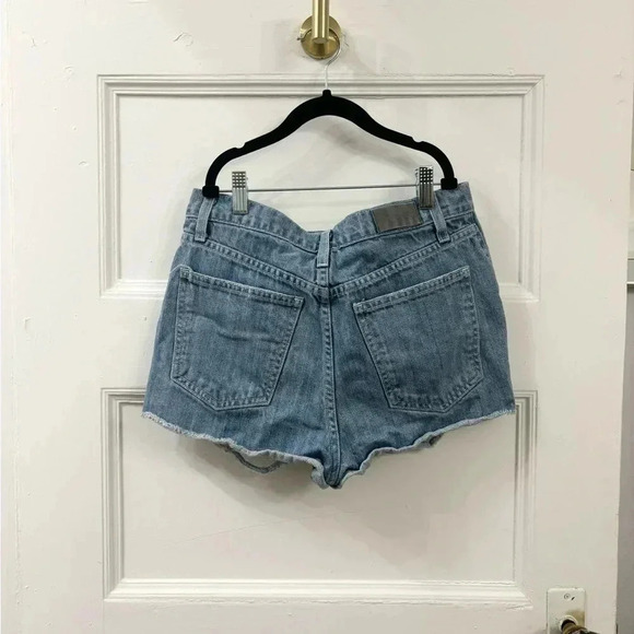 Carmar Distressed Denim High Rise Jean Shorts Sz 27 - Picture 14 of 15